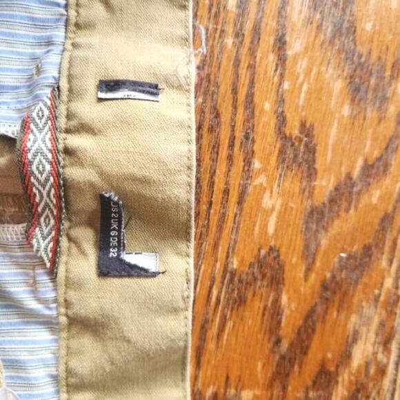 Peruvian Connection | Ventura Linen Blend Cuffed Trousers sz 2 - Picture 2 of 4